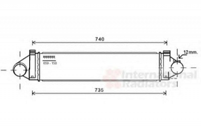 VAN WEZEL 18004481 -  Интеркулер
